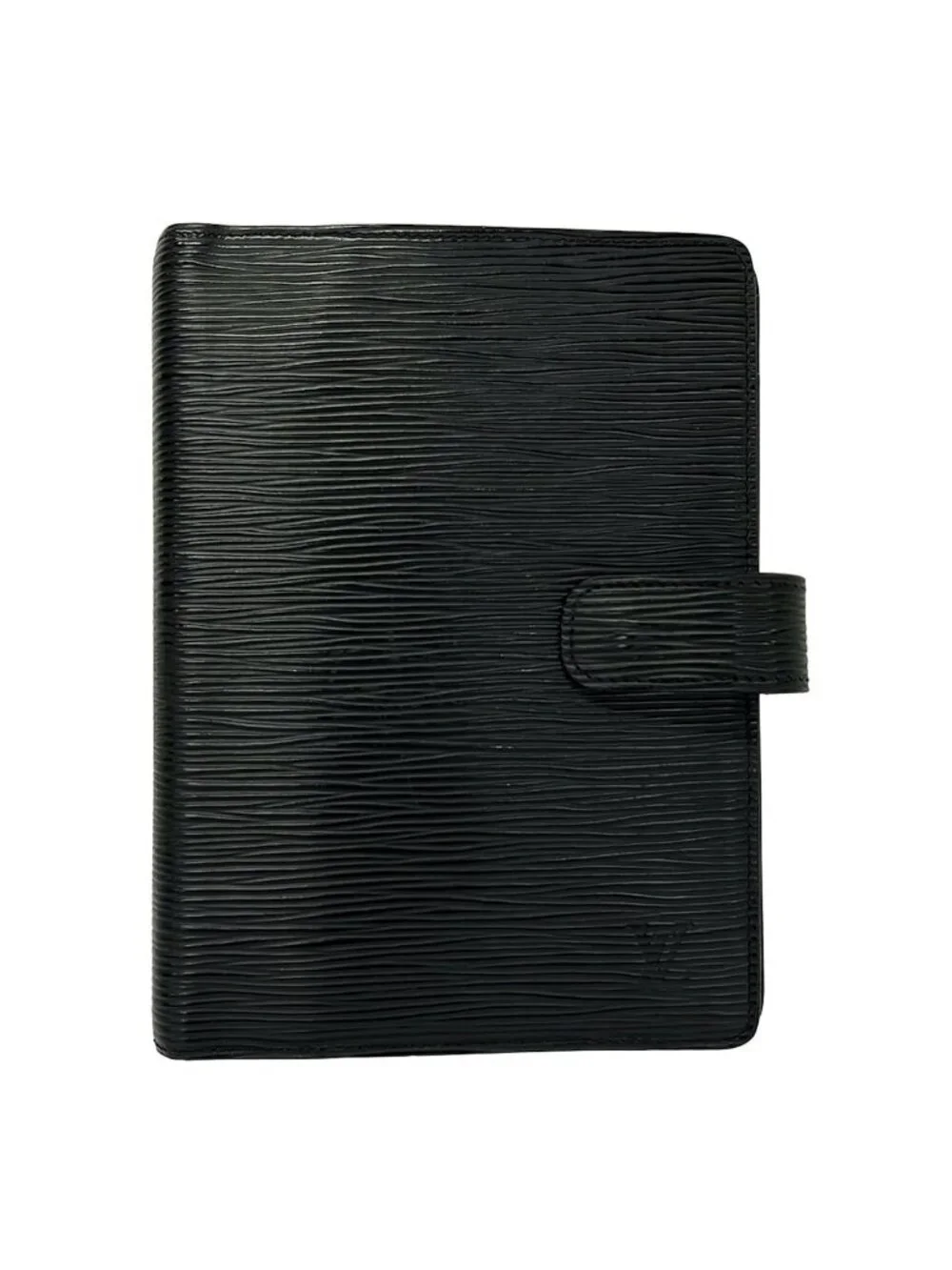 Louis Vuitton Notebook Epi Agenda MM Noir Leather